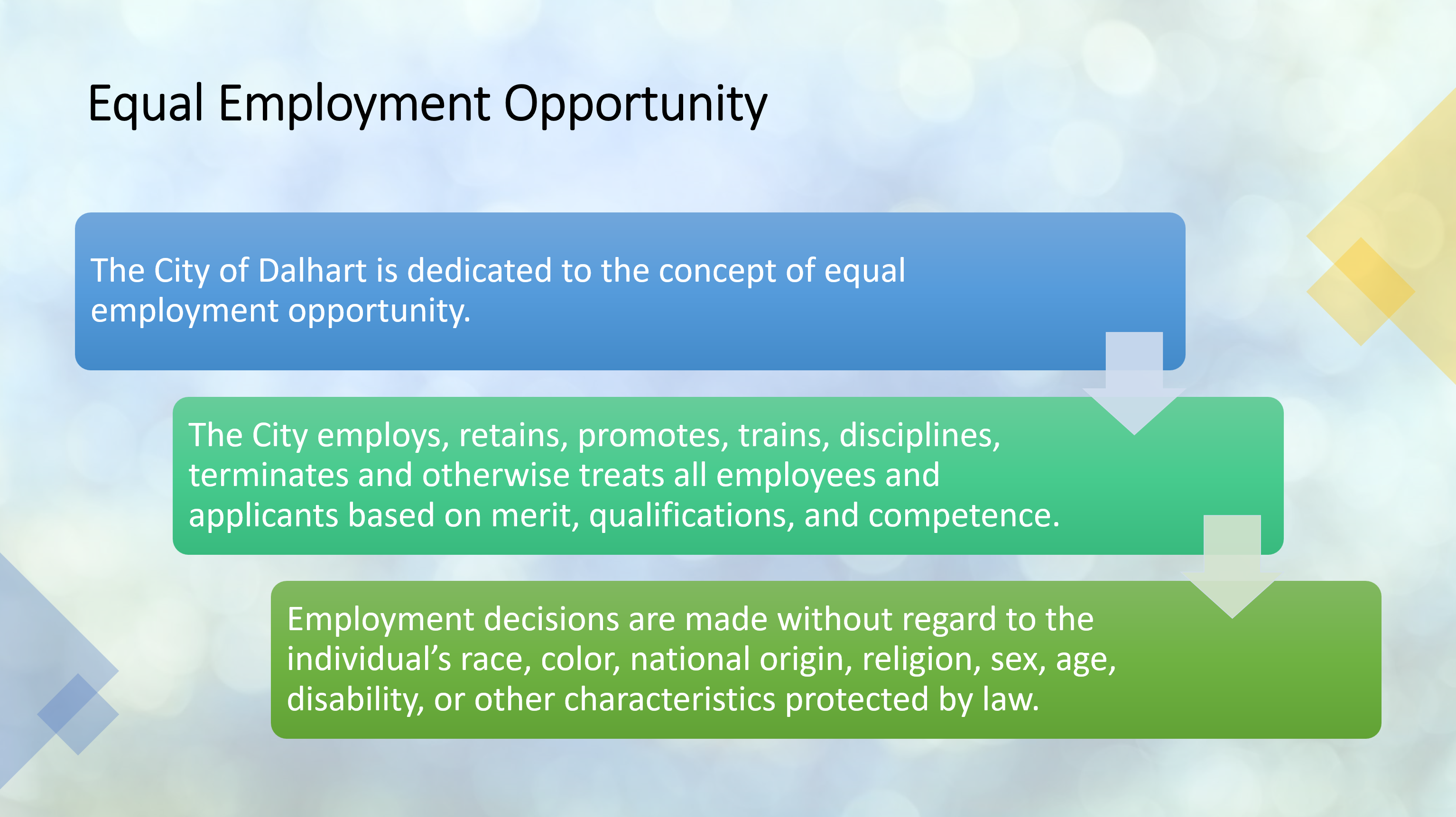 Equal Employment Opportunity